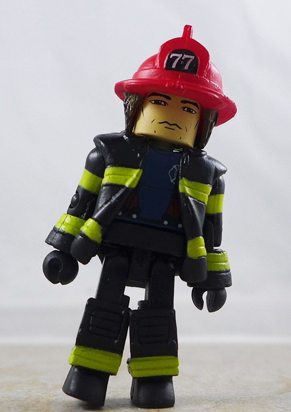 Fire Fighter Chief 3 Partial Loose Minimate (Elite Heroes 4 Pack Box Set)