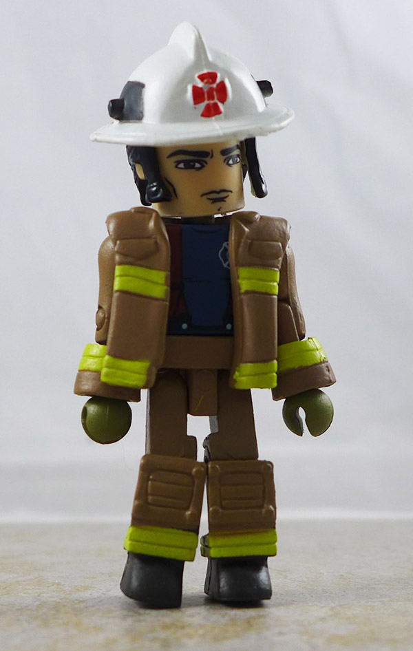 Smoke Jumper Fire Chief 3 Partial Loose Minimate (Elite Heroes 4 Pack Box Set)