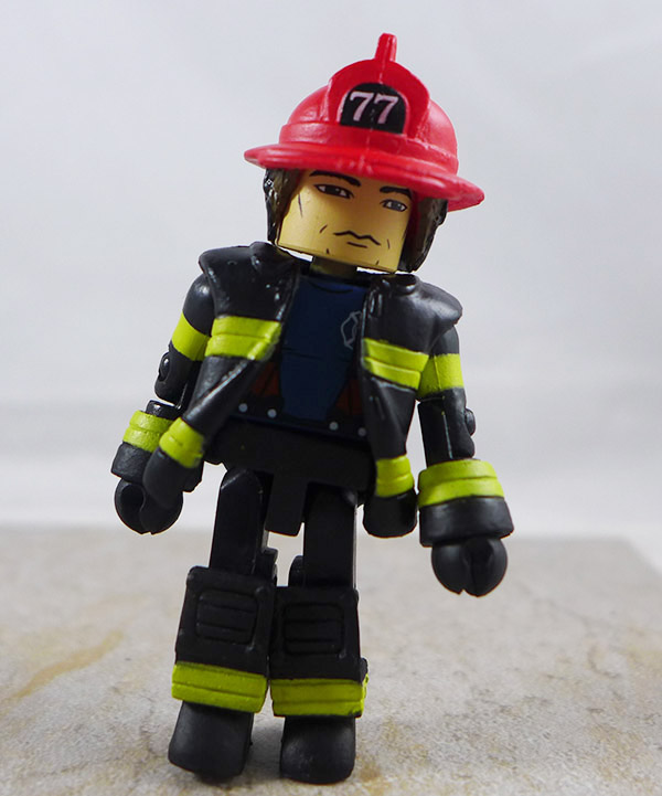 Fire Fighter Chief 3 Partial Loose Minimate (Elite Heroes 4 Pack Box Set)        