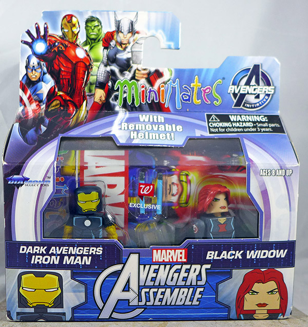 Dark Avengers Iron Man and Black Widow (Marvel Walgreens Wave 2)