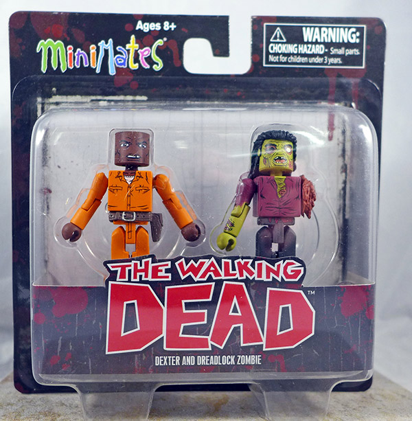 Dexter and Dreadlock Zombie (Walking Dead TRU Wave 3)