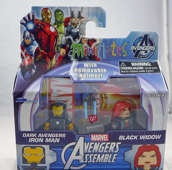 Dark Avengers Iron Man and Black Widow (Marvel Walgreens Wave 2)