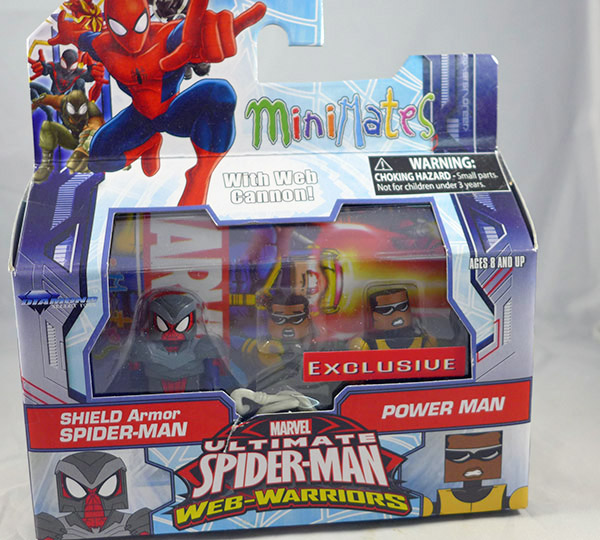 SHIELD Armor Spider-Man and Power Man (Marvel Walgreens Wave 2.5)