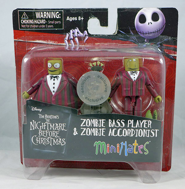 Zombie Bass Player and Zombie Accordionist (Nightmare Before Christmas TRU Series 4)