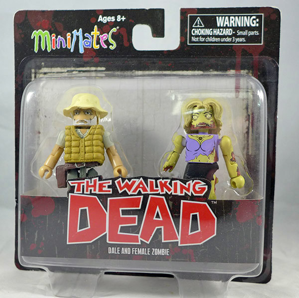 Dale and Female Zombie (Walking Dead Wave 1)