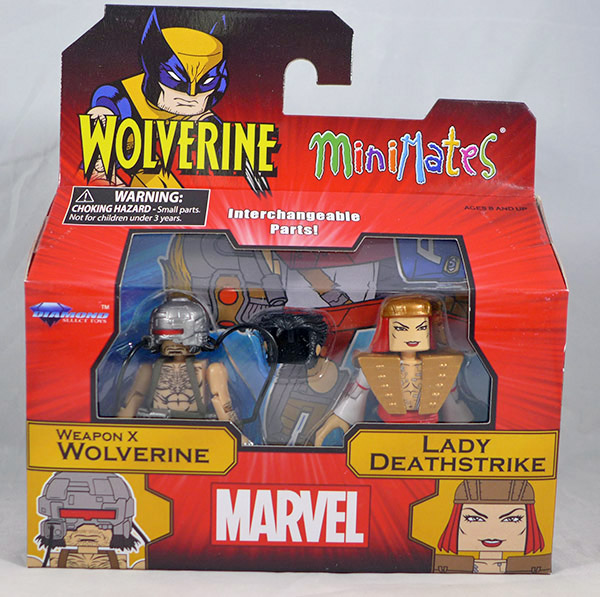Weapon X Wolverine and Lady Deathstrike (Marvel TRU Wave 23)