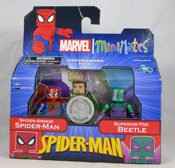 Spider-Armor Spider-Man and Superior Foe Beetle (Marvel TRU Wave 25)