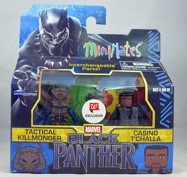 Tactical Killmonger and Casino T'Challa (Marvel Walgreens Black Panther Two Packs)