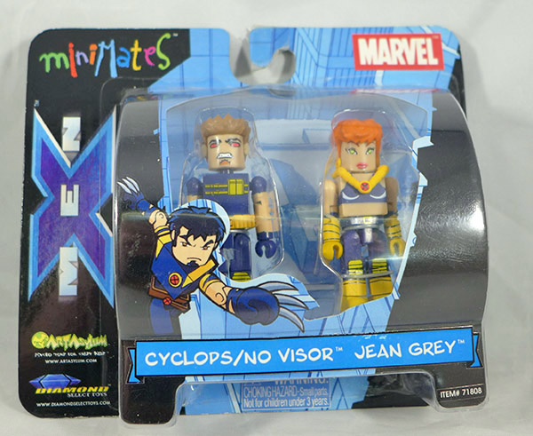 Cyclops (No Visor) and Jean Grey (Marvel Wave 3)