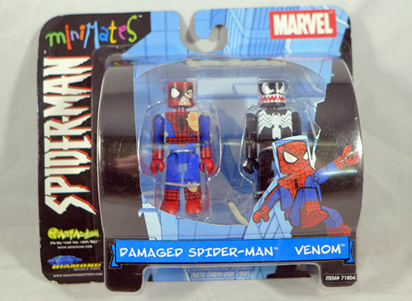 Damaged Spider-Man and Venom (Marvel Wave 2)