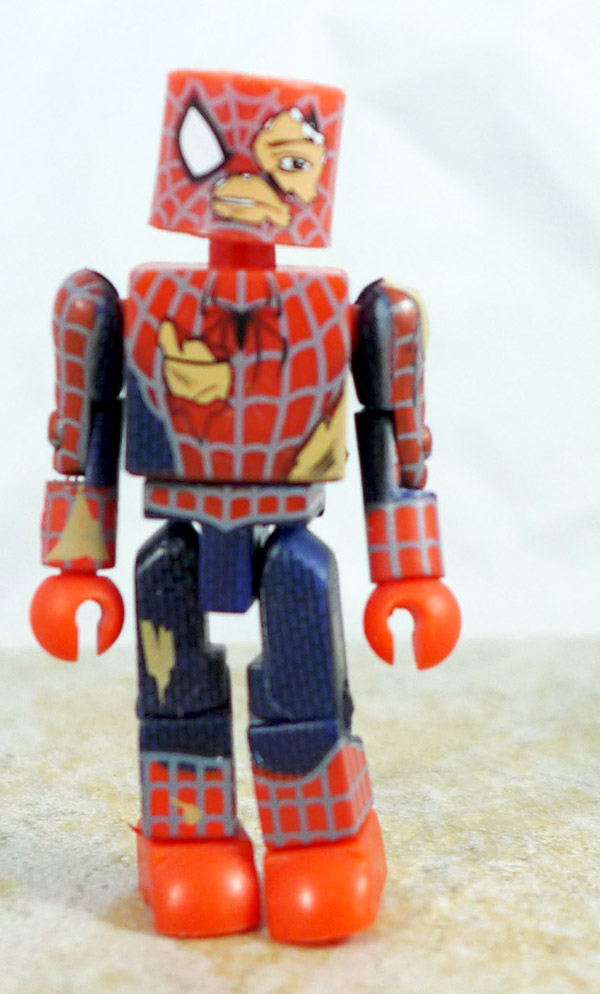 Battle-Damage Spider-Man Loose Minimate (Marvel Wave 18)