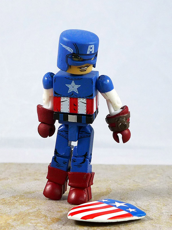 Golden Age Captain America Partial Loose Minimate (Marvel Captain America TRU Two Packs)
