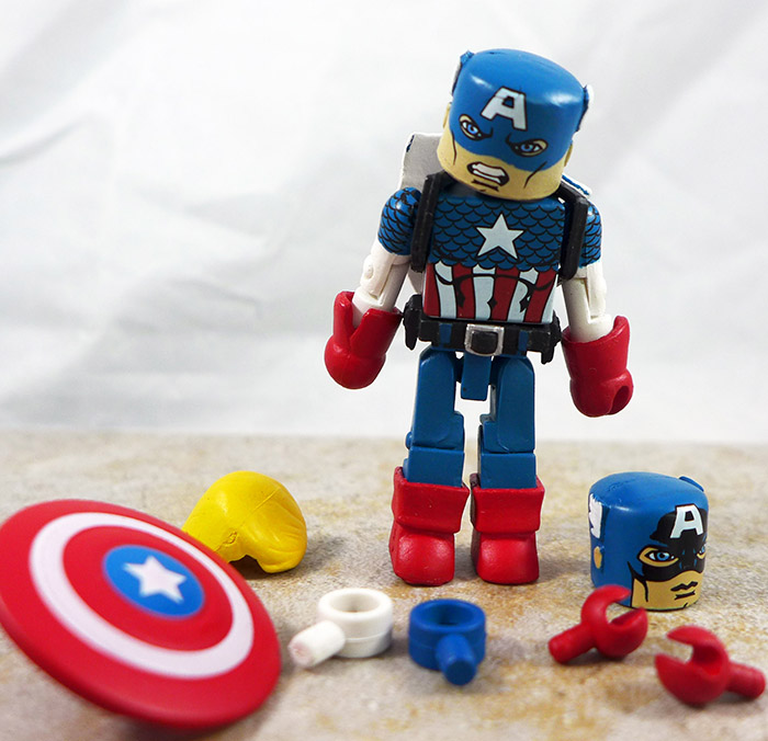 Captain America Loose Minimate (Marvel Invaders Box Set)