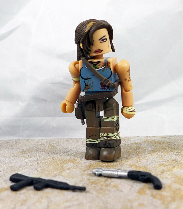 Battle Damaged Lara Croft Partial Loose Minimate (Tomb Raider Two Packs)
